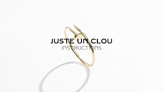 Clou Instructions: Juste un Clou Bracelet