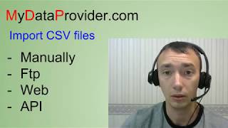 How to import csv files