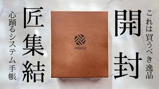 【NEW手帳】odoruのシステム手帳を開封！日本発の新たなレザーブランドが手がける逸品✨知らない人は是非チェックして欲しい！！！M5/マイクロ5