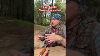Cody Lundin on how he sharpens is knives (same as Mors Kochanski) #morakniv #bushcraft #sharpening