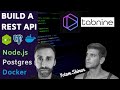 Build a Rest API using Node.js, Express, Sequelize, Postgres, Docker