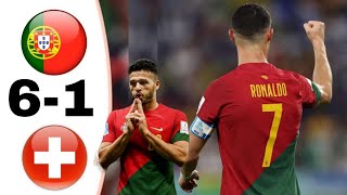 Portugal vs Switzerland (6-1) All Goals & Extended Highlights