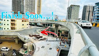 08 Dec 2024 Flyover Morodok Techo Construction Fast Then Plane Will Use Soon