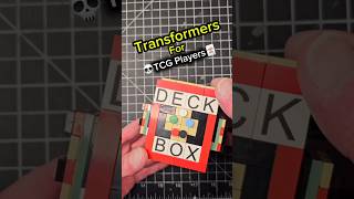 I built the World's First Transforming LEGO MTG Deck Box