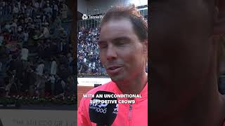 Rafa Nadal's Thankful For Every Moment On Court 🥺