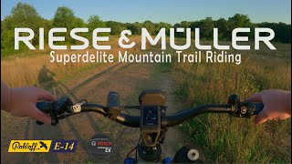 Riese \u0026 Müller Superdelite Mountain Adventure Trail Riding GoPro Hero 10 for Ebiking with Timestamps