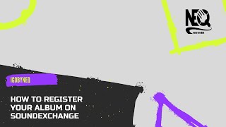 How to register your album on soundexchange