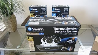 Swann Ultra 4K Security Camera System IP POE Review Unboxing Install Setup amp Demo NVR 8580 Kit