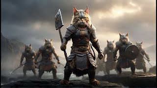 Valhalla calling! SKÅL! by Miracle Of Sound ft. Cats Vikings AI animation.