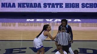 Centennial Lady Bulldogs 2018 State Semifinals vs Reno Huskies at Lawlor Event Center 2 22 2018