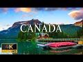 FLYING OVER CANADA (4K UHD) - Relaxing Music With Stunning Beautiful Nature Film For Stress Relief