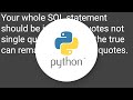 Python Pyodbc - Invalid Syntax with SQL