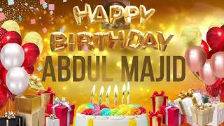 ABDUL MAJiD - Happy Birthday Abdul Majid