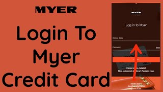 Myer Credit Card Login: How to Sign in To Myer Credit Card Account | Myer One Login