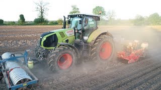 [ETA Machard] Claas Axion 850 au semis de maïs