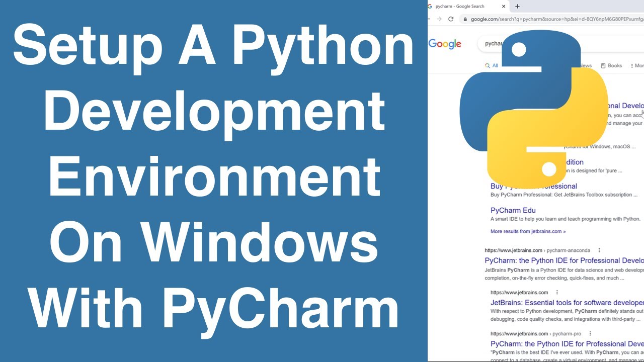 Setup A Python Development Environment On Windows With PyCharm | Python ...