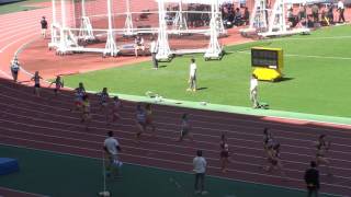 2017静岡県高校総体　女子4×100mR　予選5組