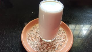 sesame juice/how to make sesame juice/ಎಳ್ಳು ಜೂಸ್/healthy drink/ellu juice/