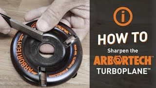 How To Sharpen the TURBOPlane | Arbortech Tools