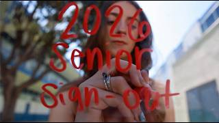 2026 Senior Sign Out