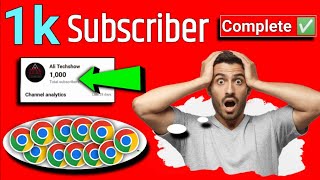 [2023]😱 Chrome से 1k Subscriber Complete करें  🆓| Subscriber Kaise Badhaye 2023