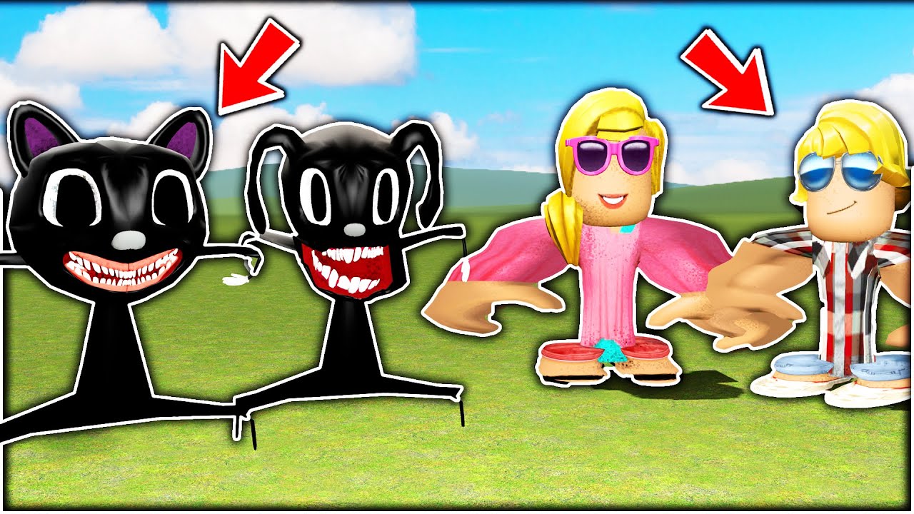 FUNNY CARTOON CAT & CARTOON DOG Vs GIANT ROBLOXIANS! - Garry's Mod ...