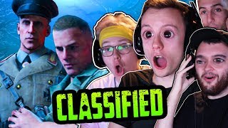CLASSIFIED INTRO CUTSCENE REACTION *AT TREYARCH*!!! (BO4 ZOMBIES)