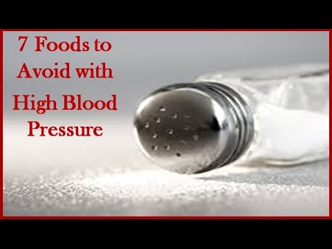 7 Foods to Avoid with high blood pressure 7 Foods to Avoid with high blood pressure