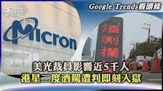 【Google Trends看頭條】美光裁員影響近5千人 港星二度酒駕遭判即刻入獄｜TVBS新聞 2022.12.23@internationalNewsplus