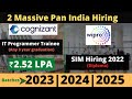 Off Campus Hiring 2024 | Cognizant IT Programmer Trainee hiring | WIPRO SIM hiring 2023, 2024 & 2025