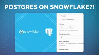 Snowflake Postgres In 2 Minutes: Fully Managed Postgres On Snowflake