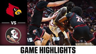 Louisville vs. Florida State Game Highlights | 2024-25 ACC Men's Basketball