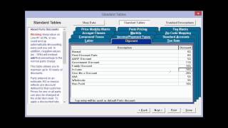 Manager SE - Setup: Parts "Discount"