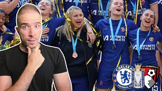 CHELSEA WOMEN WIN THE LEAGUE! GOODBYE EMMA HAYES! 💙 | Chelsea vs Bournemouth & P