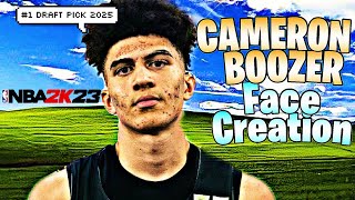 How To Make 🔥Cameron Boozer🔥 Face Creation On NBA 2K23 Next Gen PS5 & Xbox Series X