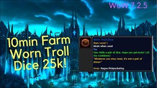 WoW Gold farm - Worn Troll Dice (Icecrown)