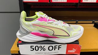 Puma UltraRide (White/Luminous Pink/Yellow) - SKU: 193756-02