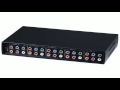 StarTech.com CPNT410IR 4 Port Component Video Switch with Digital Audio and