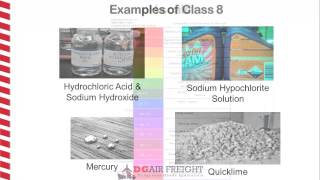 Dangerous Goods Class 8 - Corrosives