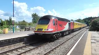 Network Rail HST no's: 43299-43290 @ Chepstow {1Q15} 03/08/2021.