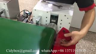 APET boxes hot melt gluing machine ,small hot melt gluing machine ,clear APET boxes machine