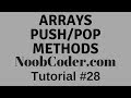 Working with Arrays: Push and Pop Methods in Javascript