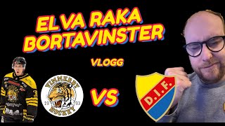 ELVA RAKA BORTAVINSTER | VLOGG | VIMMERBY VS DJURGÅRDEN 31 JAN 2025