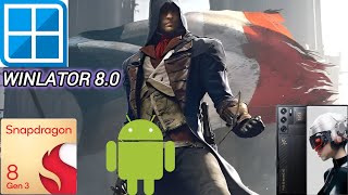 Assassins Creed Unity on Android Gameplay Winlator 8.0 Snapdragon 8 Gen 3 | Red Magic 9 Pro