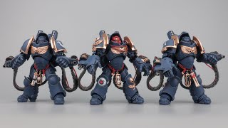 【开盒分享】JOYTOY暗源 战锤WARHAMMER 40K 1/18 极限战士 侵略者Ultramarrines Aggressors