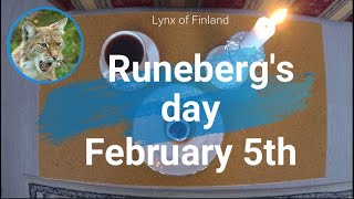 Runeberg's day in Finland! Muffin cakes and poetry!