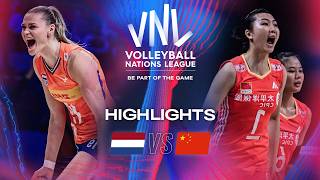 🇳🇱 NED vs. 🇨🇳 CHN - Highlights | Week 2 | Women's VNL 2024