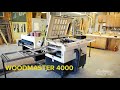 Woodmaster 4 Side Molder   Planer  See the NEW Made in the USA WM4000 in Action