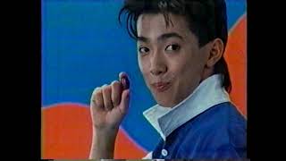 1984　風見慎吾さん（現　風見しんごさん）　ロッテ　アーモンド　ボール　チョコ　ＣＭ　JAPAN