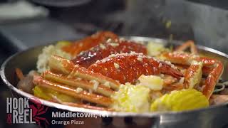 Hook and Reel Seafood Restaurant Middletown NY, Specializing in Cajun style seafood, including boils